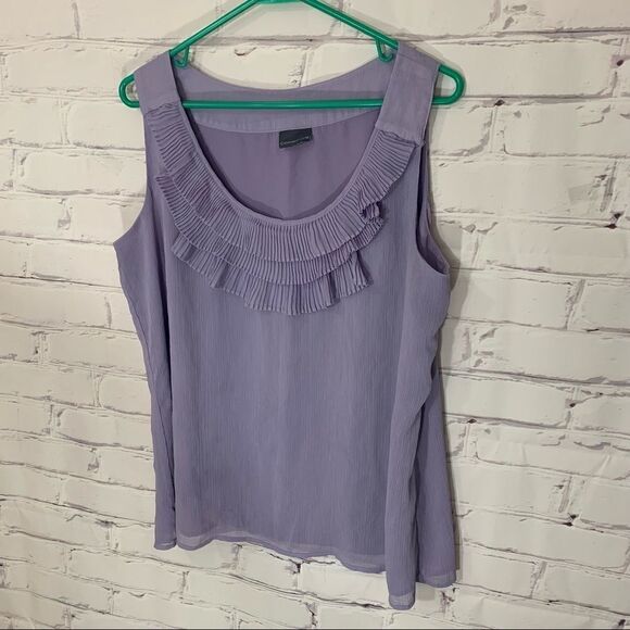 Covington large purple blouse - Picture 1 of 4
